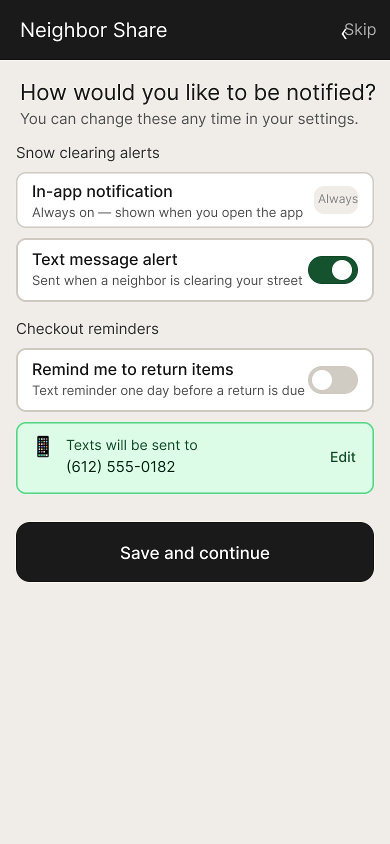 Notification Preferences